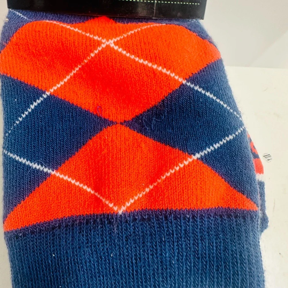 Fivelo Warmer, Brighter, Louder Argyle Knee Socks Multicolor One Size NWT‎